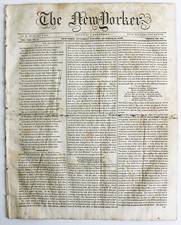 1839 THE NEW-YORKER Oct 19 Notes on England and Scotland, Egypt, Goethe's Faust picture