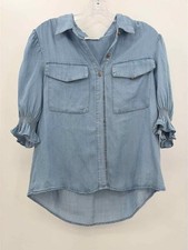 Pre-Owned Avara Blue Size XS Button Down picture