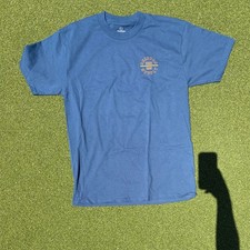 Brixton Trade Mark Supply Graphic T-Shirt Mens Blue Short Sleeve Crewneck Tee picture