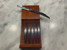 Carvel Hall Steak Knives C440 Set of 6 Vintage Cutlery By Briddell picture
