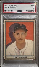 Ted Williams 1941 Play Ball PSA 3 picture