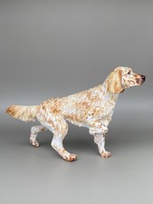 RARE OOAK Custom Papo Schleich English Setter Dog Plastic Toy Animal Figurine picture