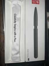 Stilform Fancy Aluminium Ballpoint Pen Warp Black NEW picture