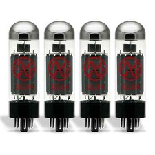 NEW JJ Tesla EL34 Matched Quad Power Amp Tubes EL34 Guitar Amplifier picture