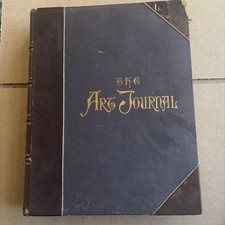 Antique Art Book The Art Journal 1877 D. Appleton Co Publishers Engraved Plates picture