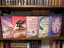 Elizabeth Lim Fairyloot Special Edition 6 books Spin the Dawn Six Crimson Cranes picture