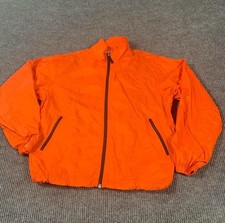 Vtg Gap Jacket Mens Small Orange Full Zip Windbreaker Skate Y2K 2000 Baggy Retro picture