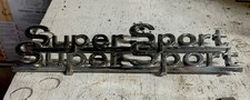 Vintage 1966 Chevy Chevelle SS Super Sport Emblems - OEM WITH INTACT PINS picture