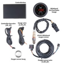 52mm Air Fuel Ratio Gauge AFR LED Digital Display + Wideband O2 Oxygen Sensor picture