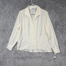 Covington Blouse L Minimalist Office Siren Capsule Wardrobe Clean Girl Chic NWT picture