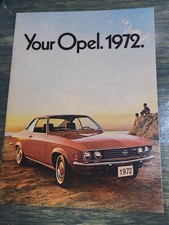 1972 Opel 20-page Original Car Sales Brochure Catalog - 1900 Manta GT Rallye picture