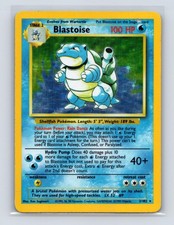 Blastoise 2/102 Base Set Unlimited Holo Rare picture