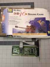 Vintage Hi-Val 3D 16 Bit ISA Sound Card Avance Logic ALS100 Plus ASOUND 3D-PnP picture