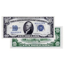 $10 - 1934 Blue Seal Silver Certificate - Uncirculated picture