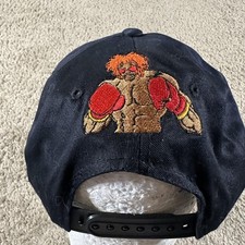 Vtg Shannon Briggs Hat Cap Snapack Men O/S Black Boxing Heavyweight Toppiers picture