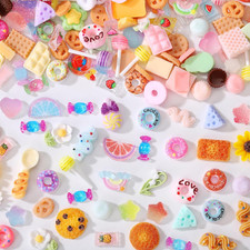 118 Pcs Slime Charms Cute Set，Mixed Lot Assorted Resin Flatback Cute Sets for... picture
