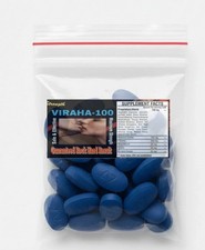 Herbal VIRAHA-100 Blue Male Pillz for Extreme Male Enhancement both sex rcd 191 picture