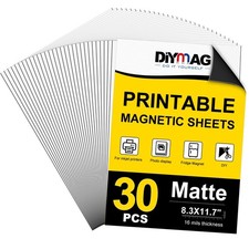 DIYMAG Printable Magnetic Sheets, Matte 30P 8.3