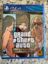 Grand Theft Auto Trilogy PS4 Definitive GTA Open box item  PlayStation 4 US picture