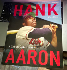 Atlanta Journal-Constitution Hank Aaron: A Tribute to the Hammer Paperback 2021 picture
