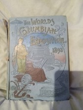 1893 WORLDS COLUMBIAN EXPOSITION Chicago Book Davis Palmer Vtg Photos Illust. picture