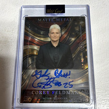 Wild Card America 250 Matte Metal Corey Feldman Autograph True 1/1 & Inscription picture