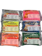SIX Sterling Non Scratch Sterling's Sponges Scrub Pads. Multicolor picture