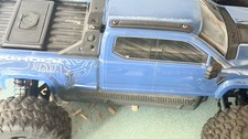 ARRMA Outcast 1/8 4WD Electric Brushless RTR Off-Road Truck Blue Ford picture