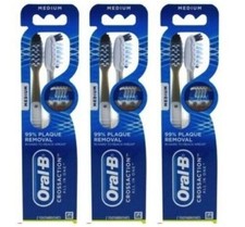 BL Oral-B Toothbrush All-In-One Medium Value Pack 2 Count - **THREE PACK** picture