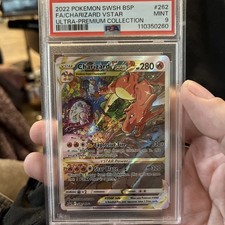 2762 Charizard VSTAR 2022 Pokemon Sword Shield Ultra Premium Promo SWSH262 PSA 9 picture