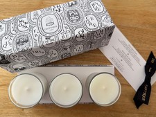 *Brand New* Diptyque Set of 3 Scented Candles (Berries, Fig Tree, Roses) picture