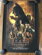 Batman Begins Mondo 24x36 Poster Rich Davies Limited Edition Screen Print picture