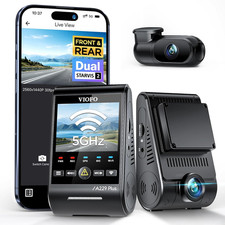 A229 plus Dash Cam Front and Rear, 2K Dual STARVIS 2 Sensors & HDR | 1440P+1440P picture