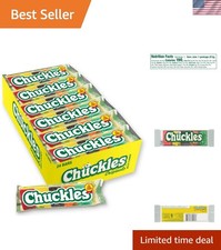Indulge in Classic Chuckles Jelly Candy - 24 x 2 oz Bars of Fruity Nostalgia picture