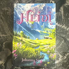 Heidi Hardcover Johanna Spyri English Classics Fiction Novel Ages 9-12 picture