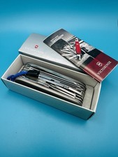 Custom VICTORINOX Swiss Champ  TITANIUM SCALES Swiss Army Knife + LEATHER SHEATH picture