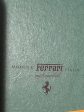 Ferrari owner's manual. 250 GT Historic Ferrari Manual Textured Covers picture