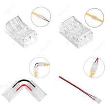 COB LED Strip Connector Fast Connectors For 2pin 8/10mm 2pin SMD COB 5050 2835 picture
