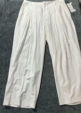 Calia Nyluxe High Rise Pleated Trouser Women's XL Cloud Cover Pants (C4) picture
