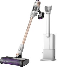 Shark R-IW3511 DirtDetect Pro Cordless Stick Vacuum, White/Brass - Certified picture