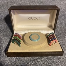 RARE Vintage 1980’s-90’s GUCCI Watch Box Interchangeable  11 Bezels Only picture