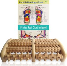 TheraFlow Large Dual Foot Massager Roller - Plantar Fasciitis, Heel, Arch Pain picture