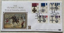 GB QEII 1990 Gallantry Benham Gold FDC The Victoria Cross For Valour Cat £60 picture