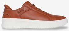 Skechers Hands Free Slip-ins Court Break Double Vented Men Sneakers Cognac picture