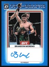 2023 Donruss Optic Opti-Graphs BRANDON MORENO Blue Prizm Auto /99 #OG-BMR picture