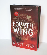 Fourth Wing Rebecca Yarros Exclusive Holiday Edition Sprayed Edges Hardcover picture