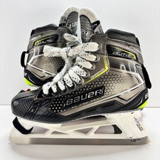 Bauer Elite Goalie Ice Hockey Skates Senior Size 8 Fit 2 with Elite Skate Guards picture