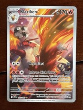 Pokemon Destined Rivals Blaziken 192/182 Illustration Rare Holo picture