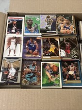 🔥🏀Basketball NBA Card Lot Large Flat Rate Box Bulk Base 18lbs 2500+ (BSK) picture