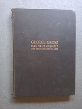 Orig. German George Grosz Illustrated Political Cartoon Book 1930 1st Ed. picture